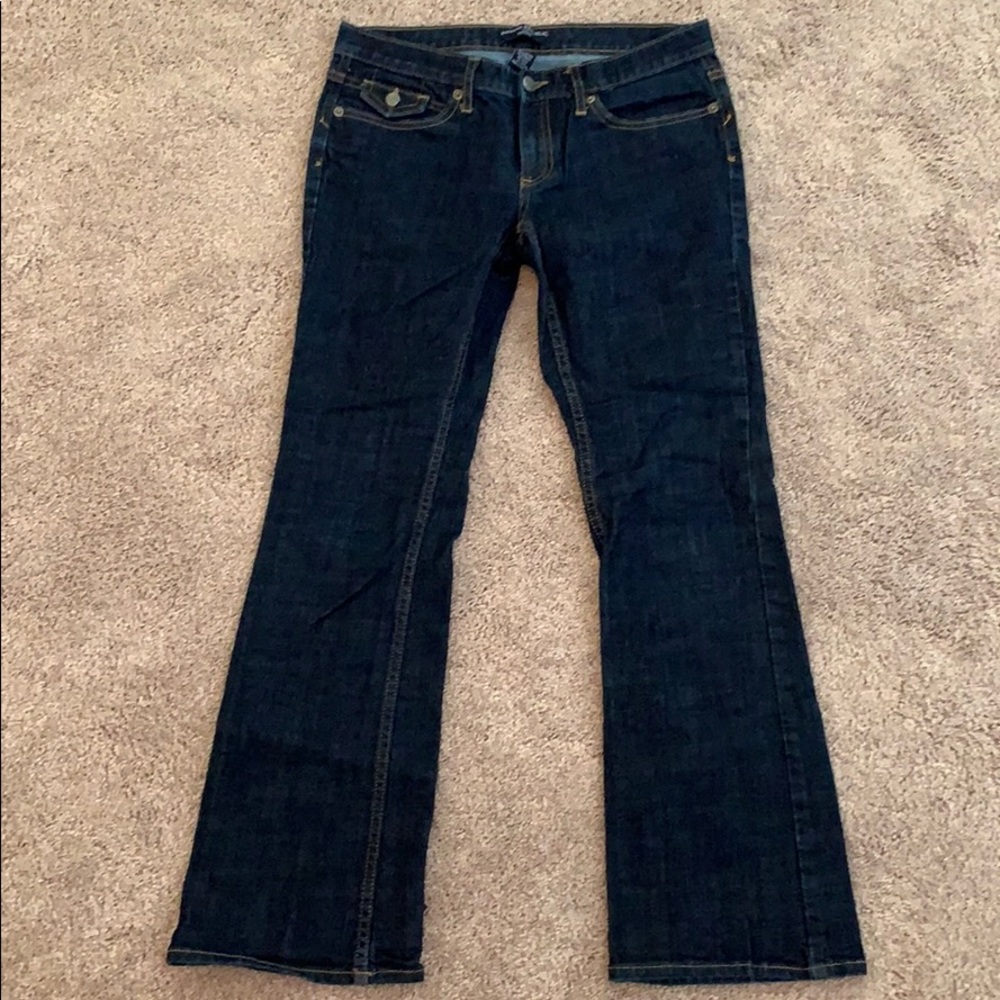 Like new! Banana Republic 4P dark bootcut jeans